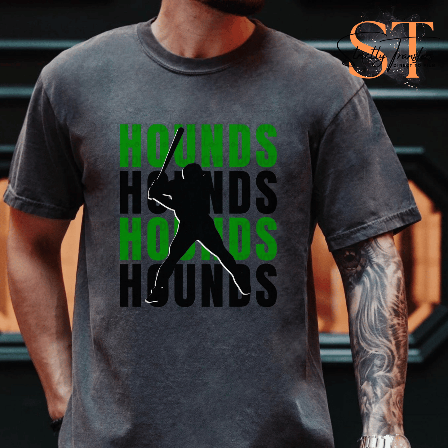 Hounds Baseball Direct to Film Transfers