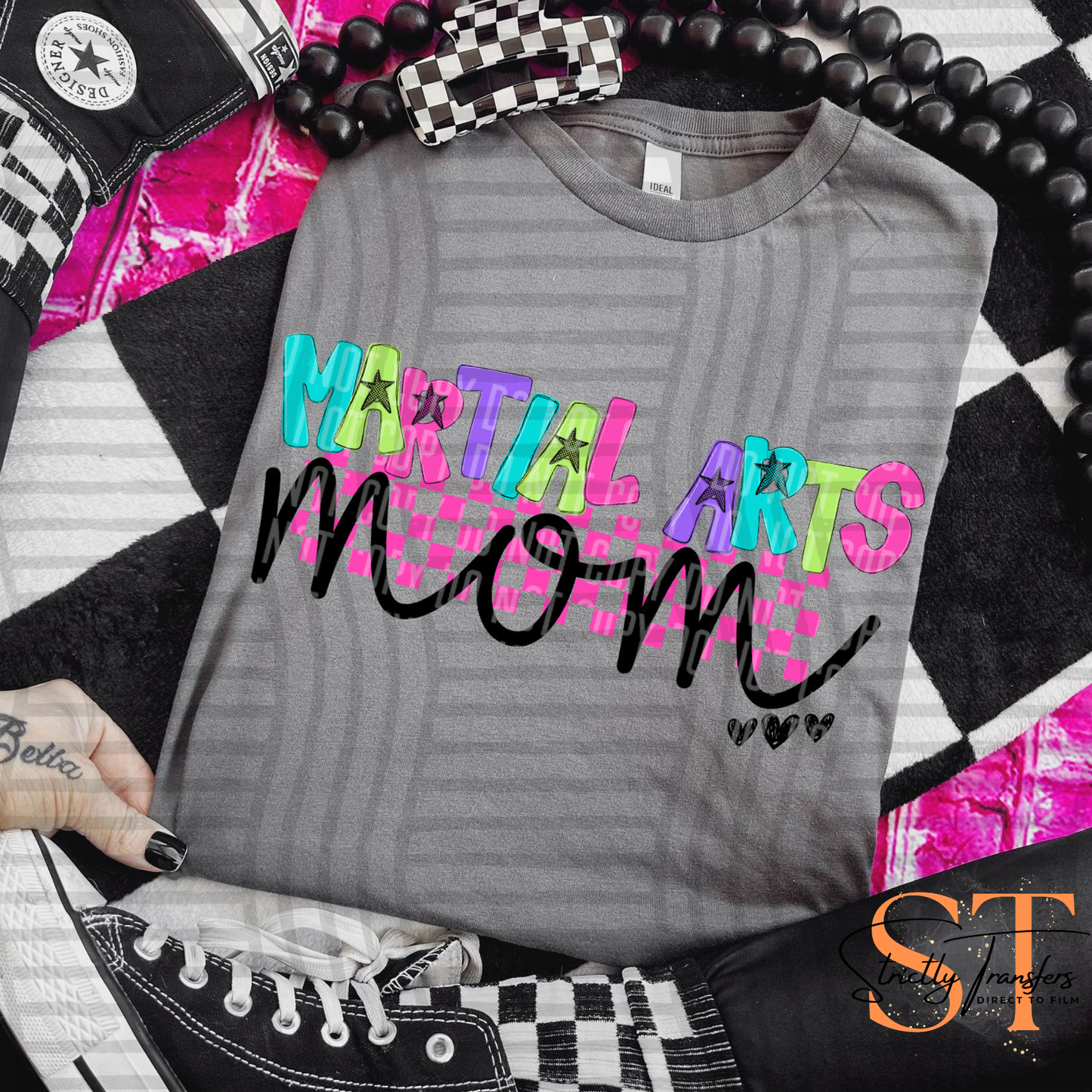 Martial Arts Mom Checkmate Direct to Film Transfers