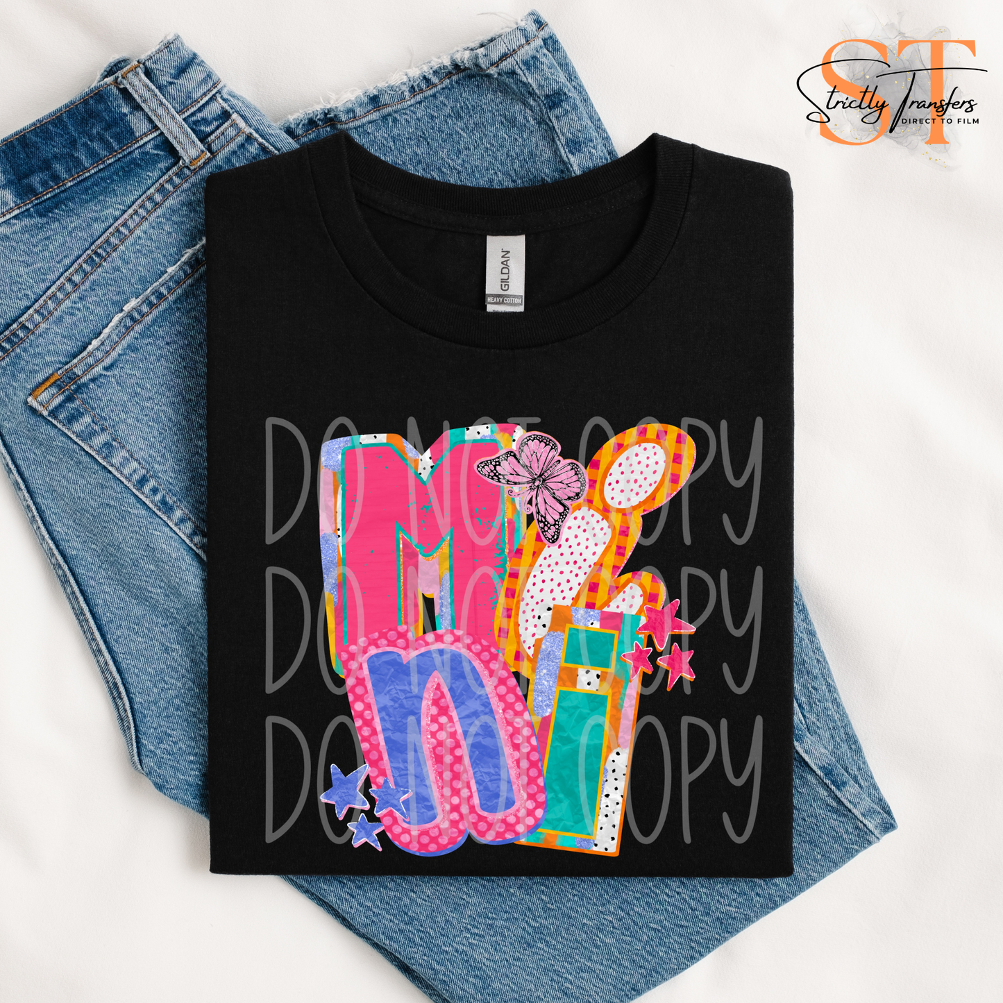 Mini Summer Collage Direct to Film Transfers