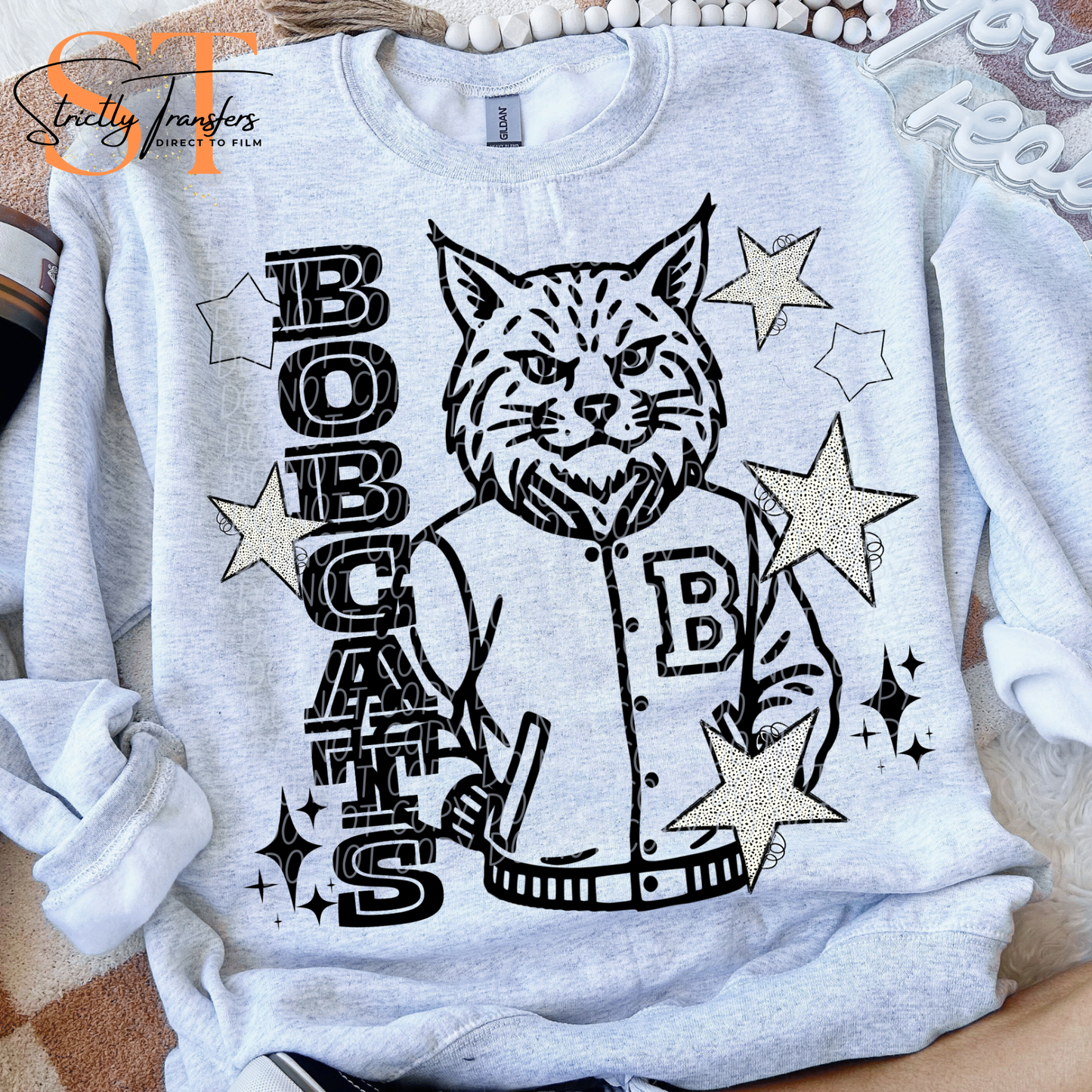 Bobcats Letterman Direct to Film Transfers