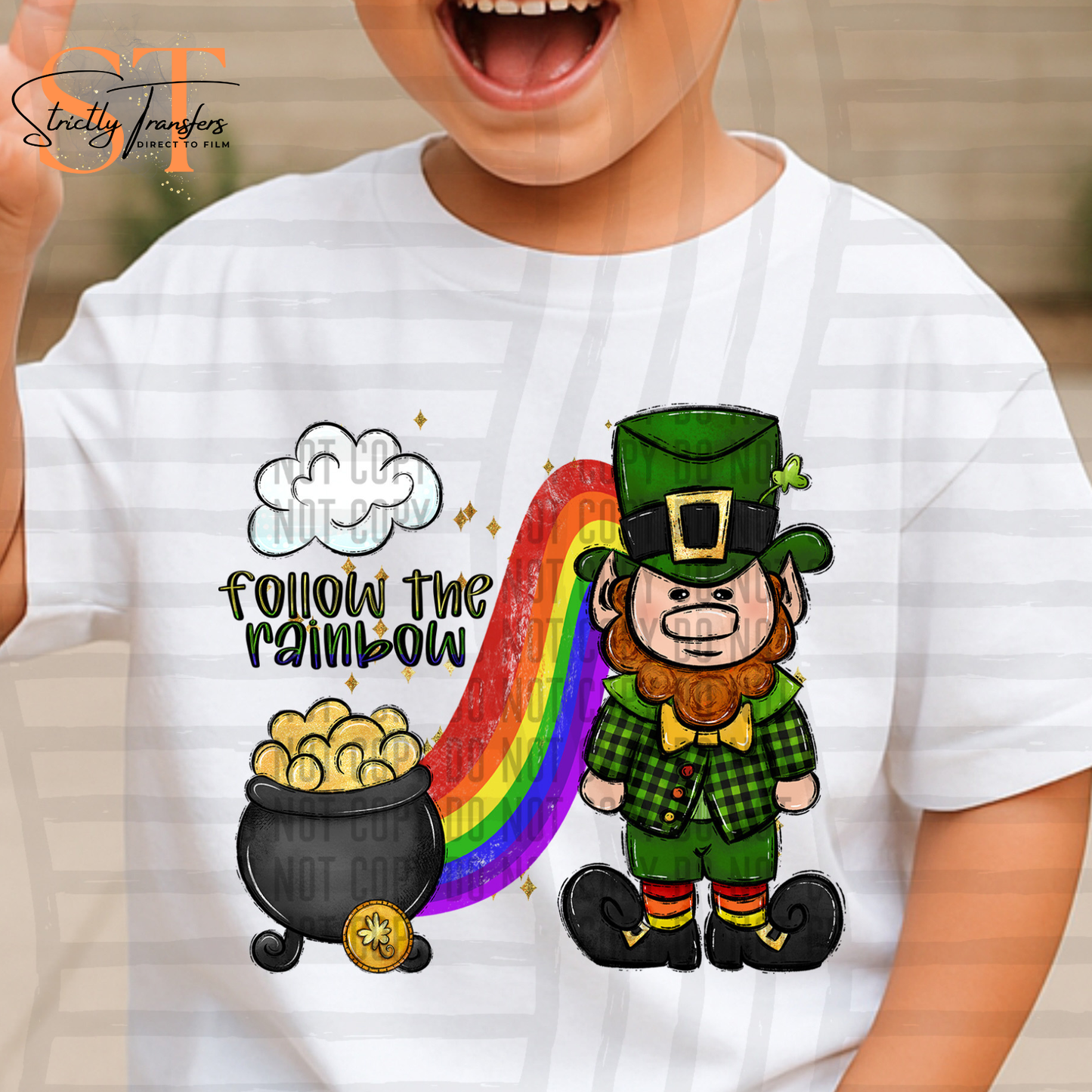 St. Patrick's Follow the Rainbow Direct to Film Transfers