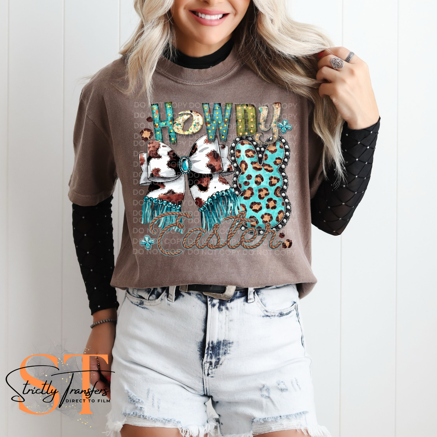 Howdy Easter Direct to Film Transfers