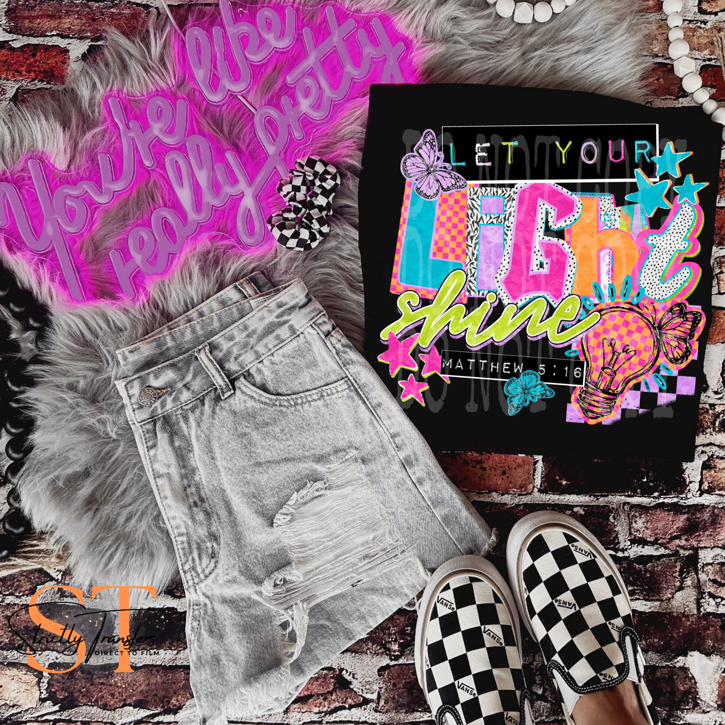 Let Your Light Shine Direct to Film Transfers