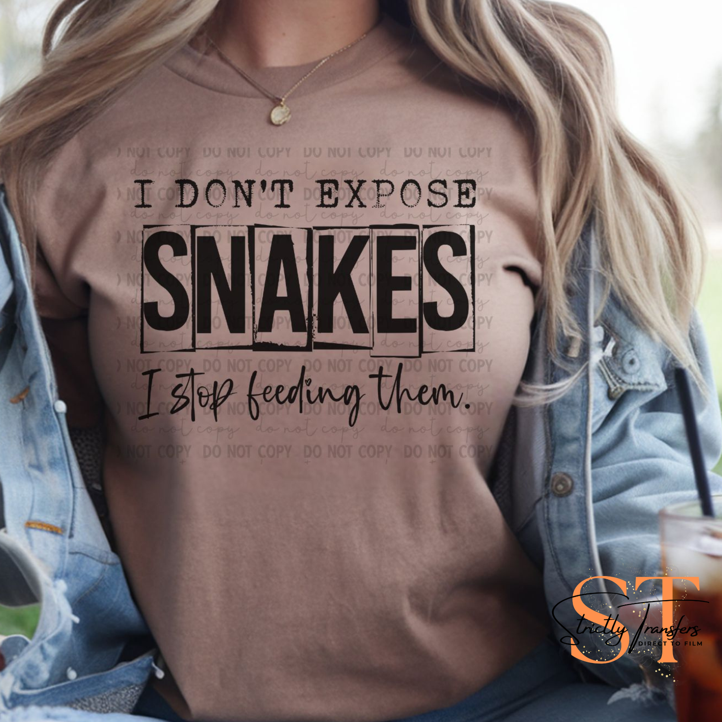 I Don't Expose Snakes Direct to Film Transfers