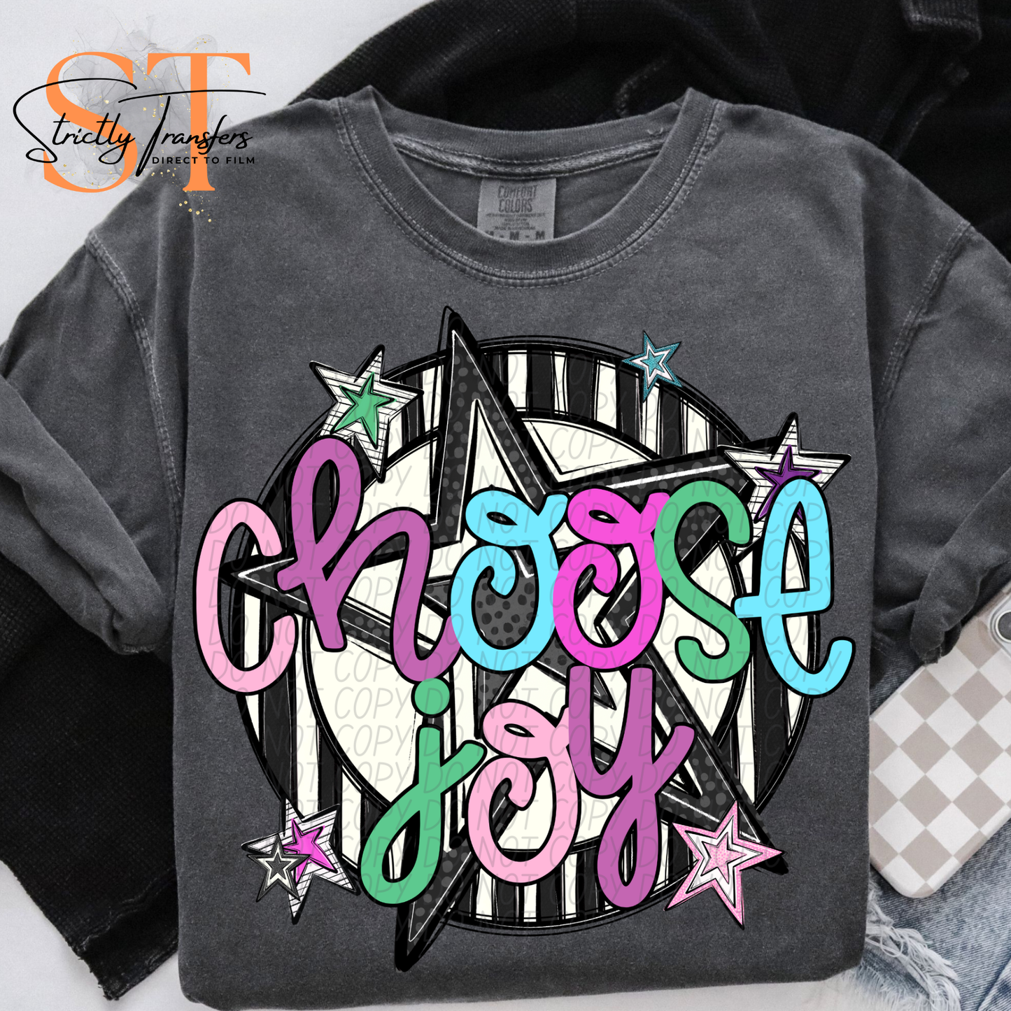 Choose Joy Star Direct to Film Transfers