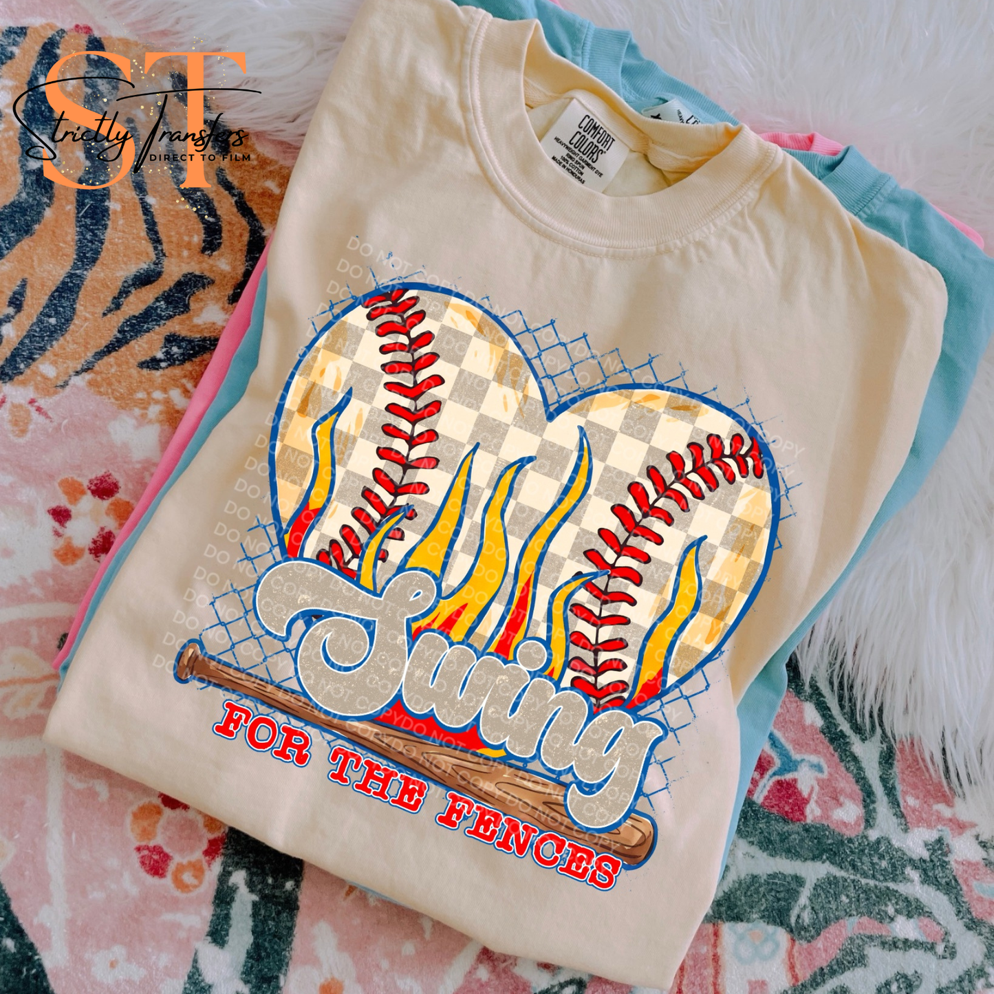 Swing for the Fences Baseball Direct to Film Transfers