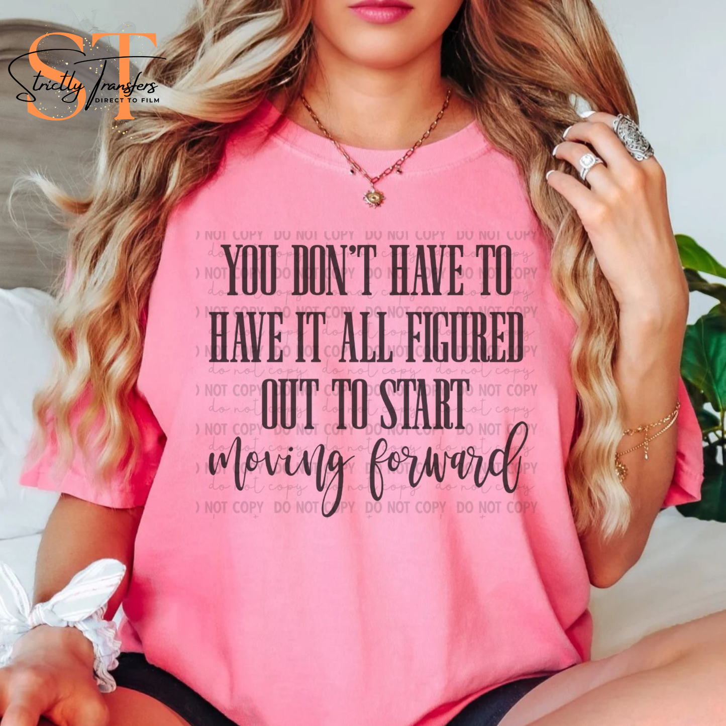 Start Moving Forward Direct to Film Transfers