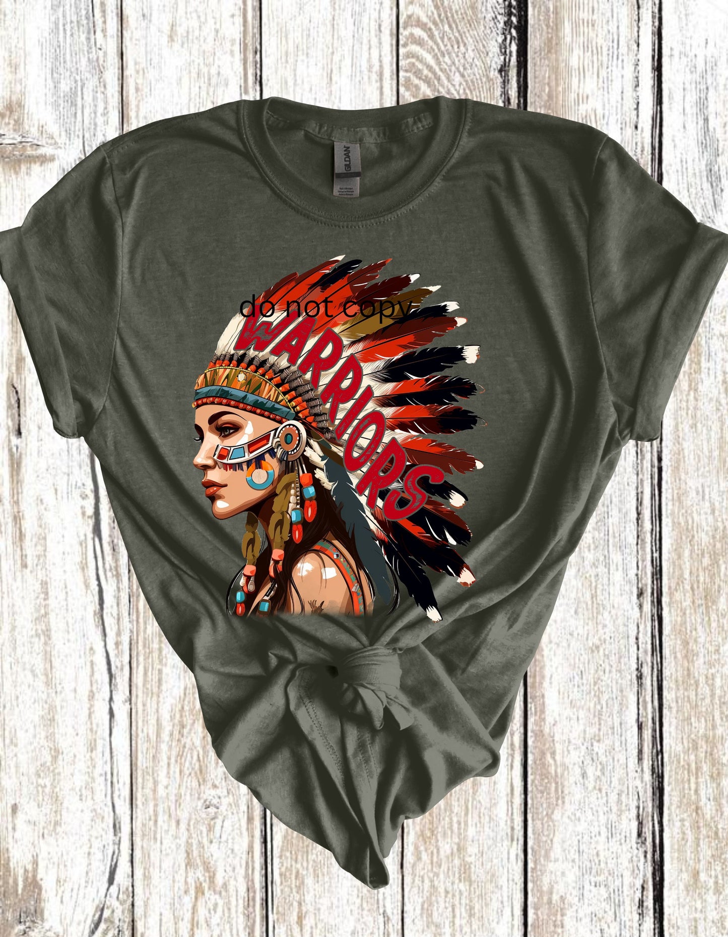 Warriors Native American Direct to Film Transfer