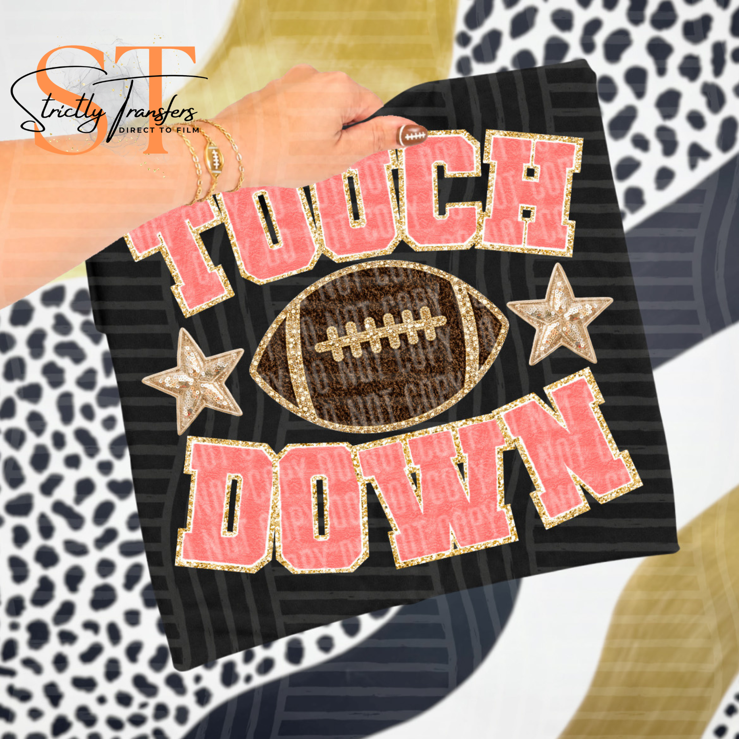 Touch Down Faux Chenille- 13 colors Direct to Film Transfers