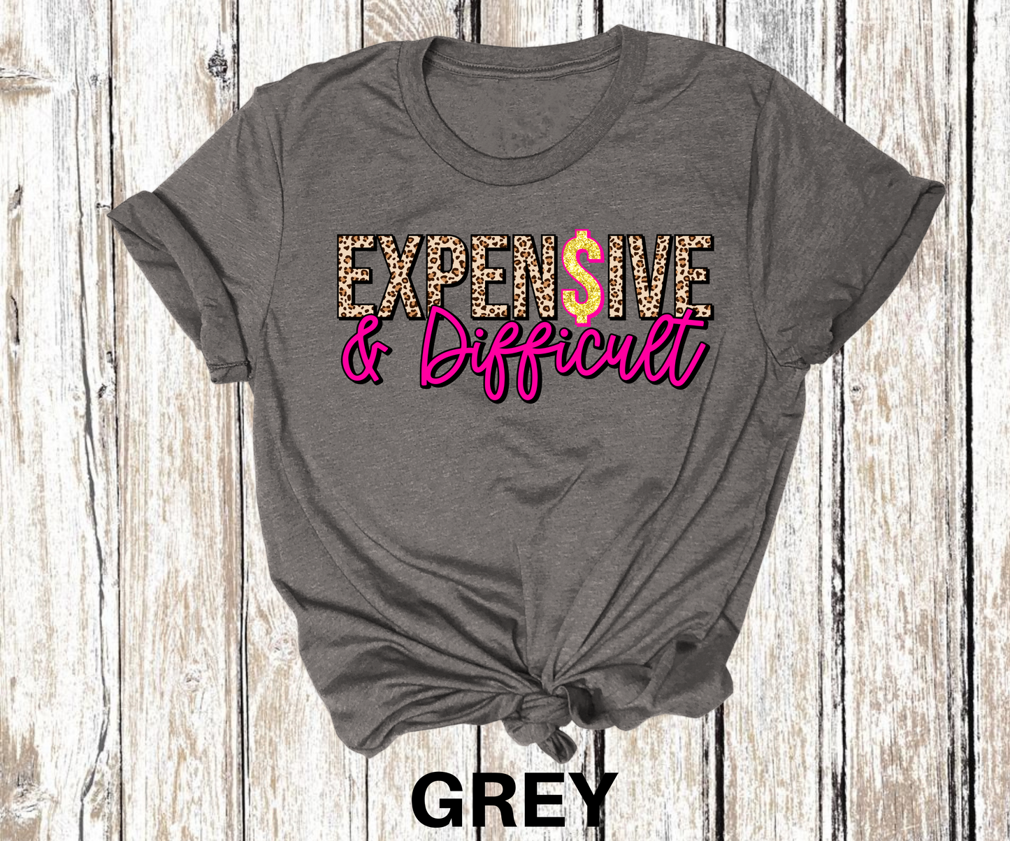 Expensive & Difficult Pink/Leopard Direct to Film Transfer