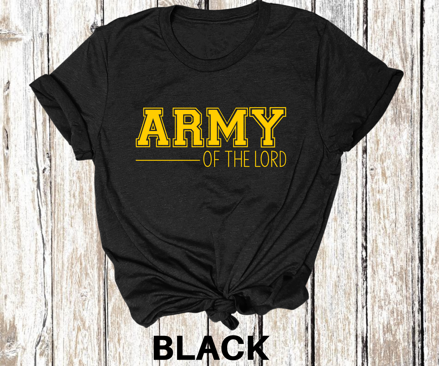 Army of the Lord Yellow Direct to Film Transfer