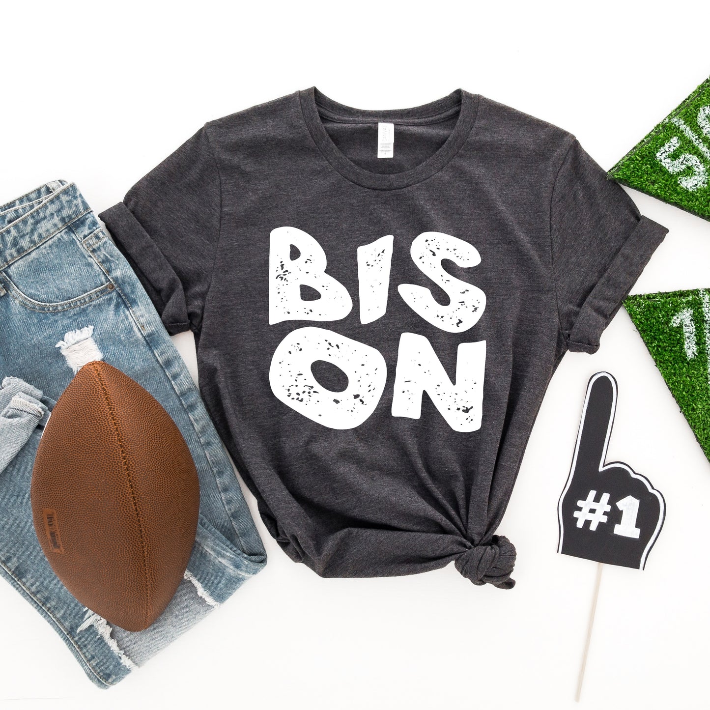 Bison Retro Mascot Direct to Film Transfer