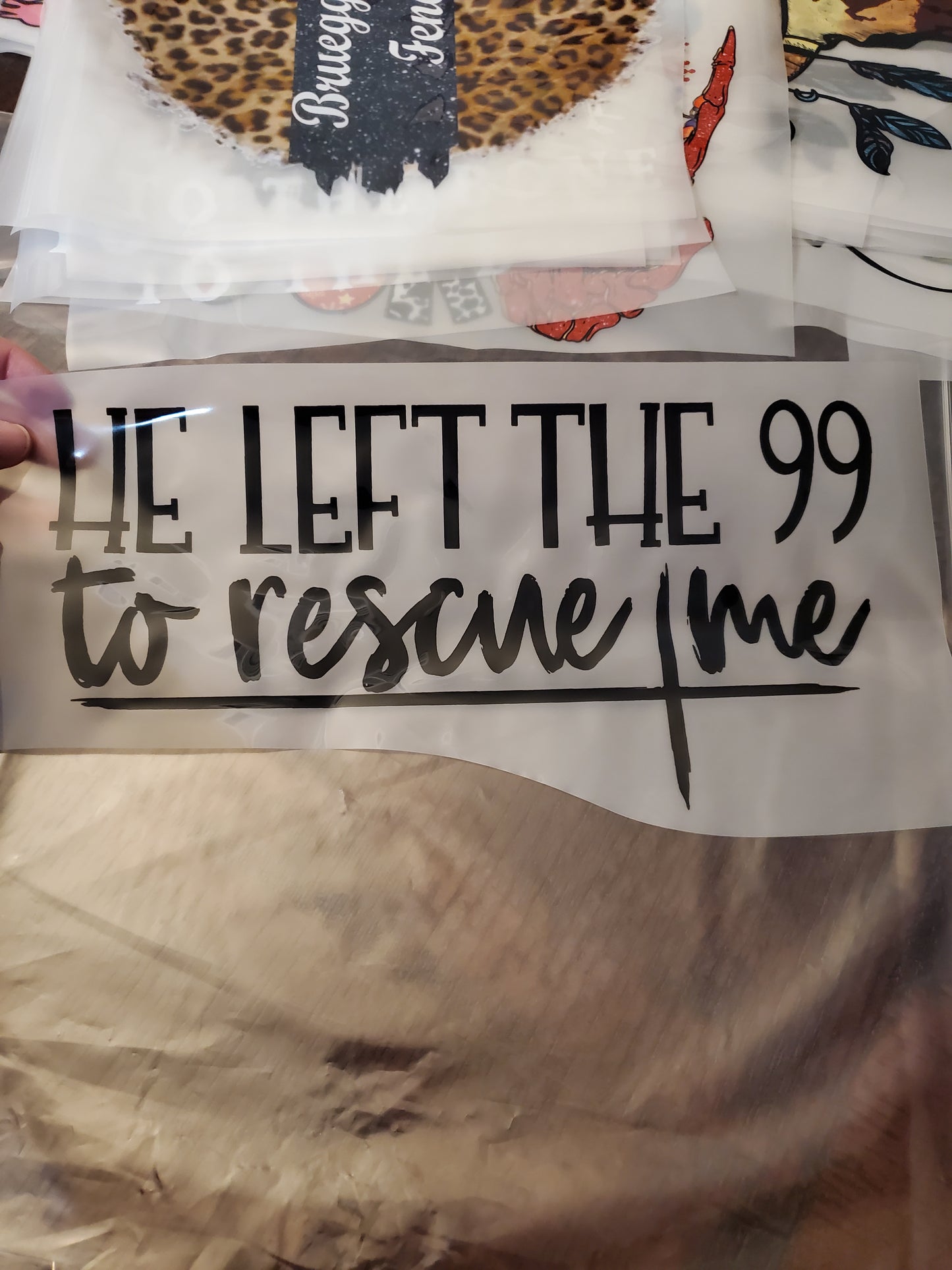 He left the 99 Direct to Film Transfer