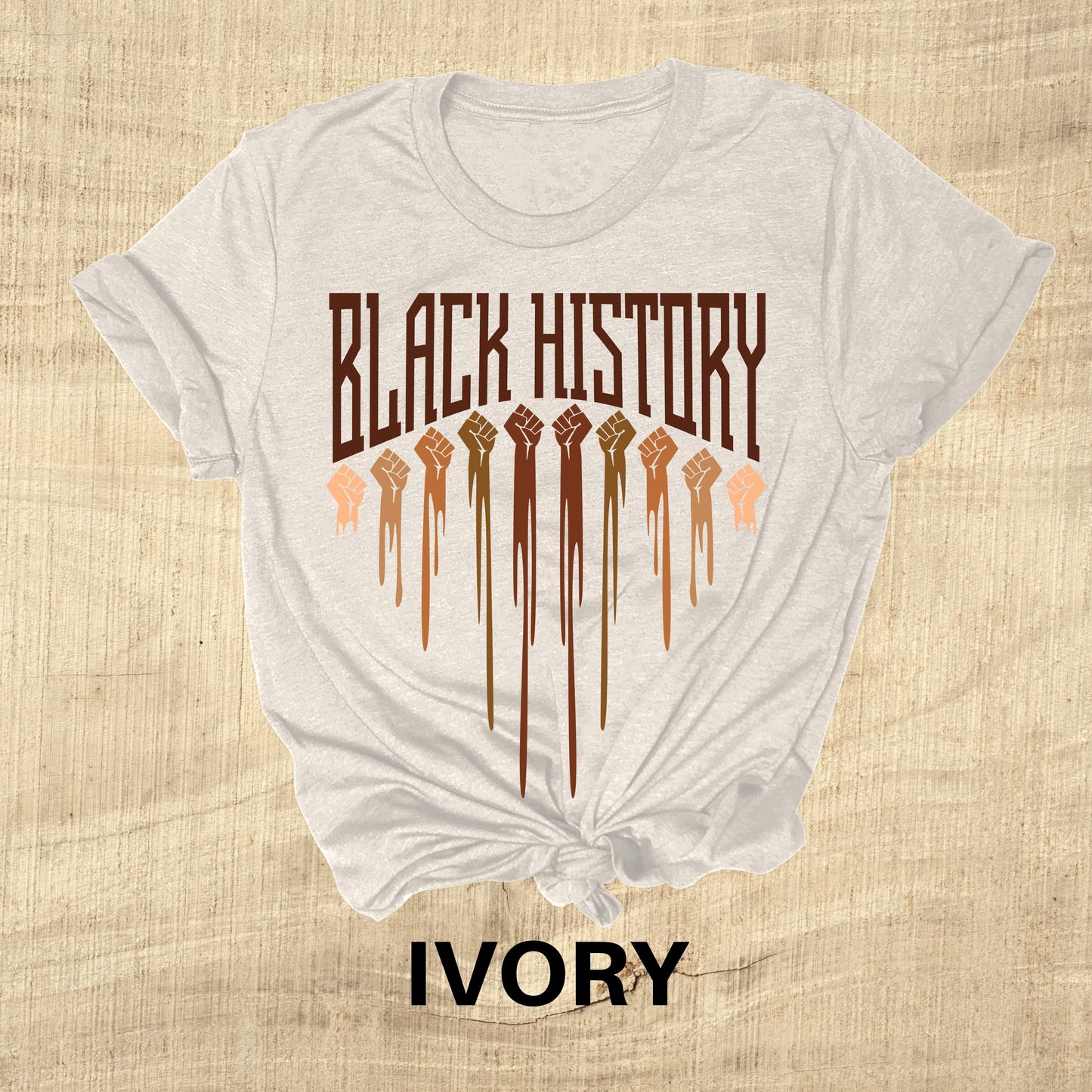 Black History Fists Direct to Film Transfer