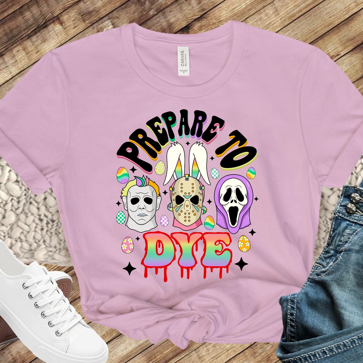 Prepare to Dye Horror Easter Direct to Film Transfer