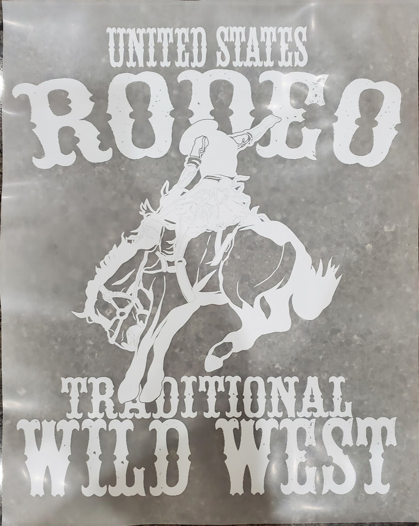 United States Rodeo Traditional Wild West Direct to Film Transfer