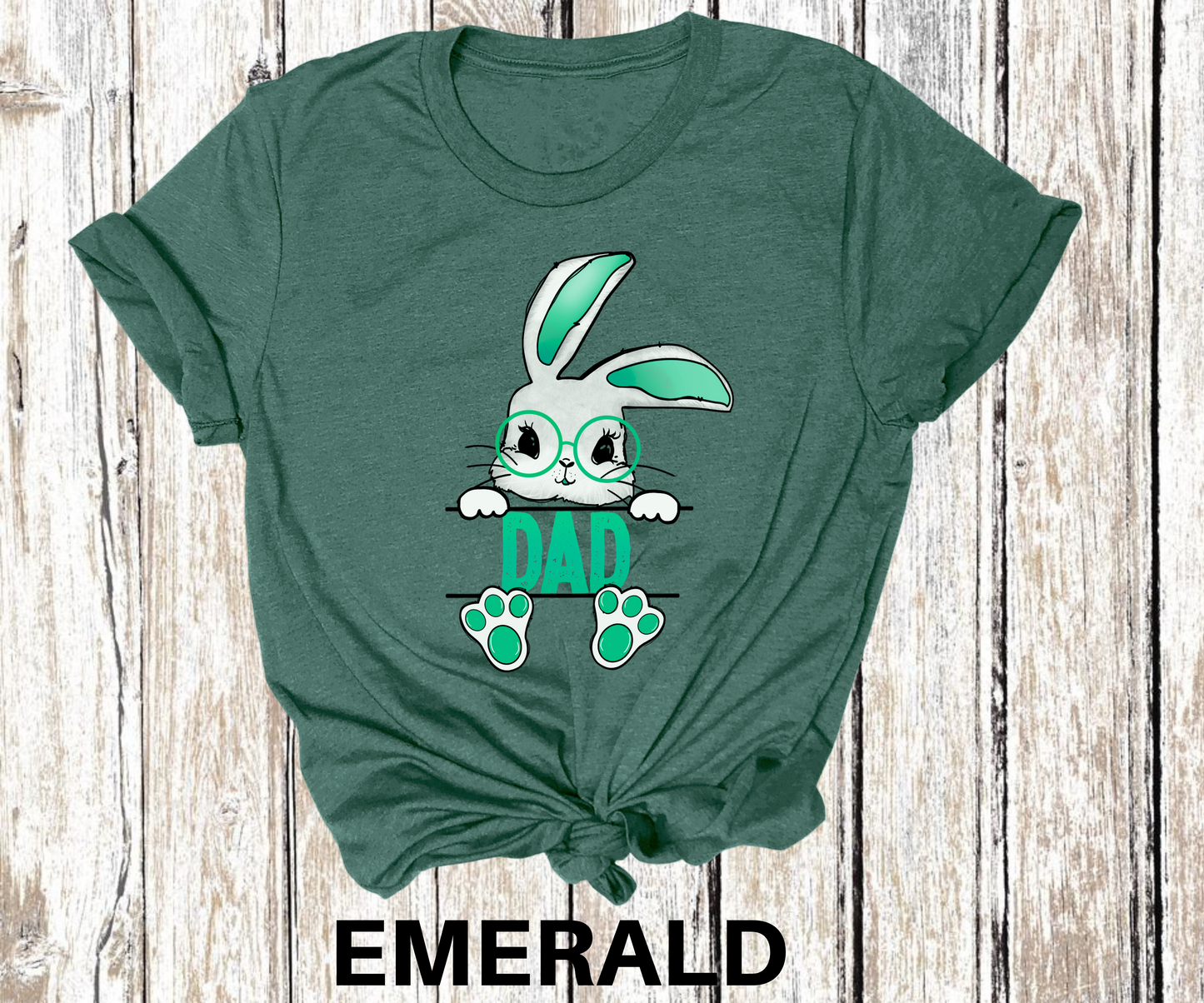 Dad Bunny Minty Direct to Film Transfer