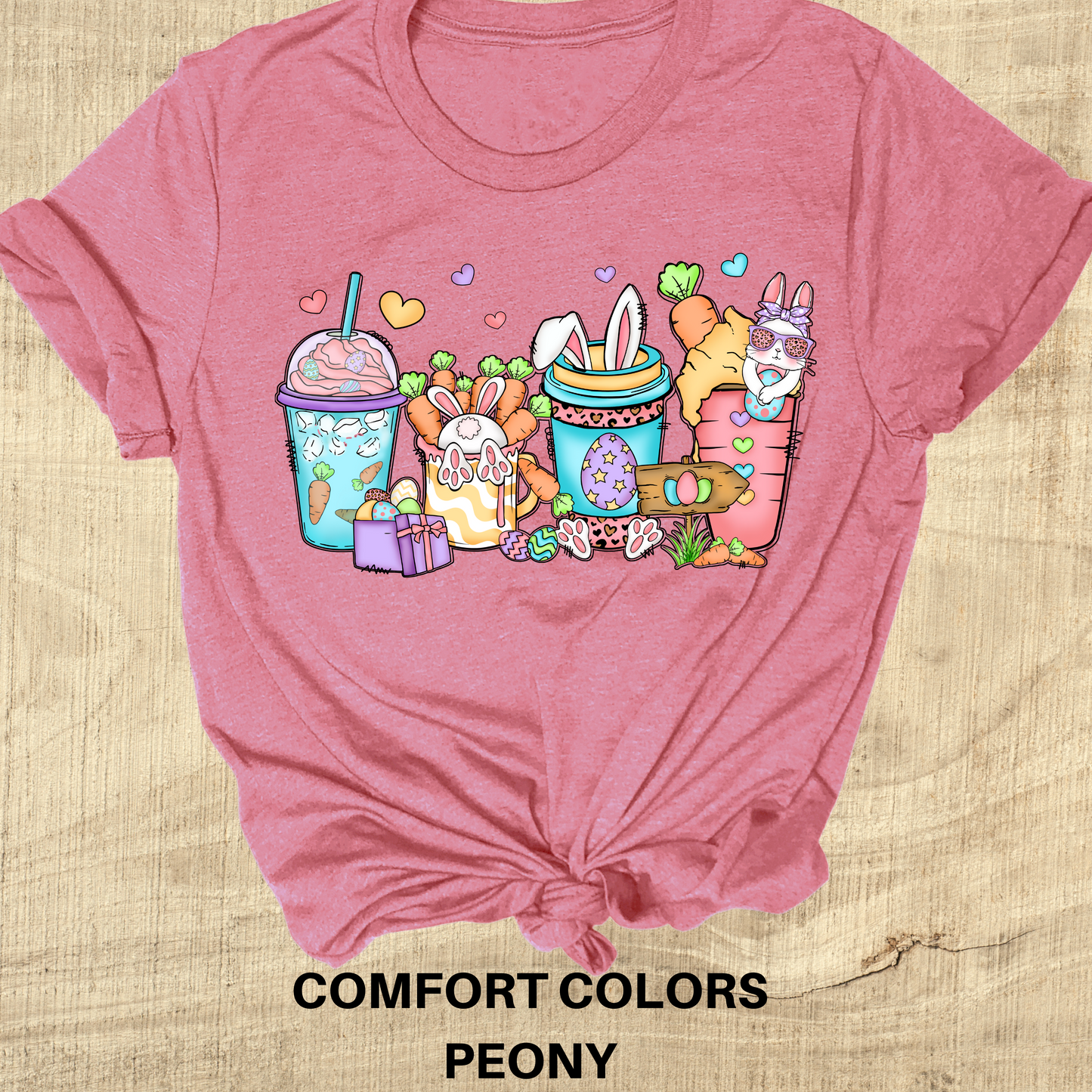 Easter Latte Coffee Direct to Film Transfer