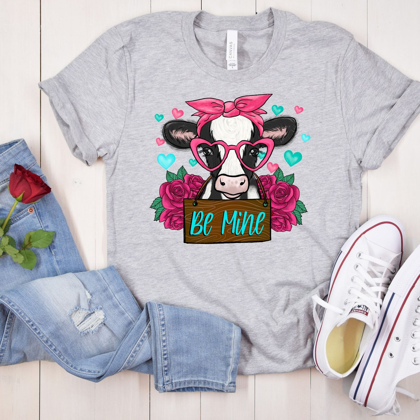 Dairy Cow Be Mine Valentine's Day Direct to Film Transfer