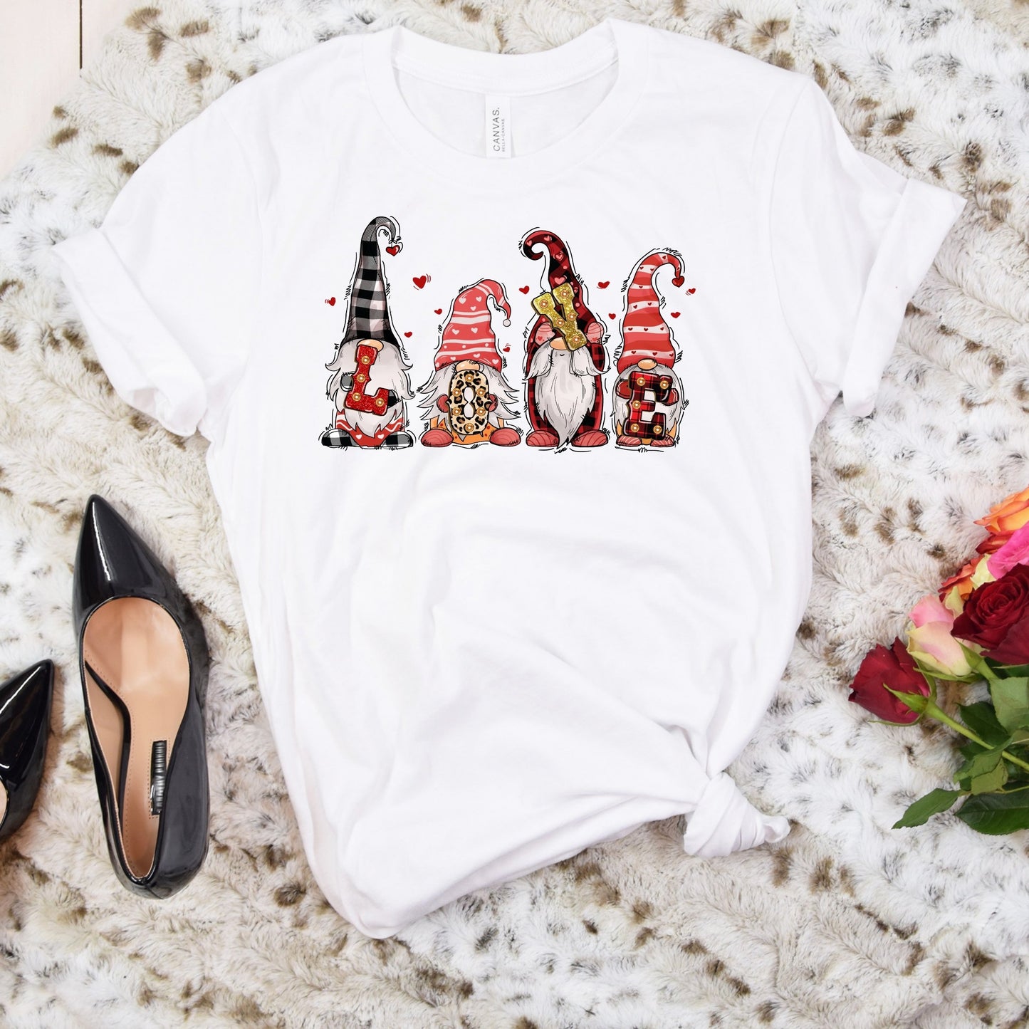 LOVE Gnomes Valentine's Day Direct to Film Transfer