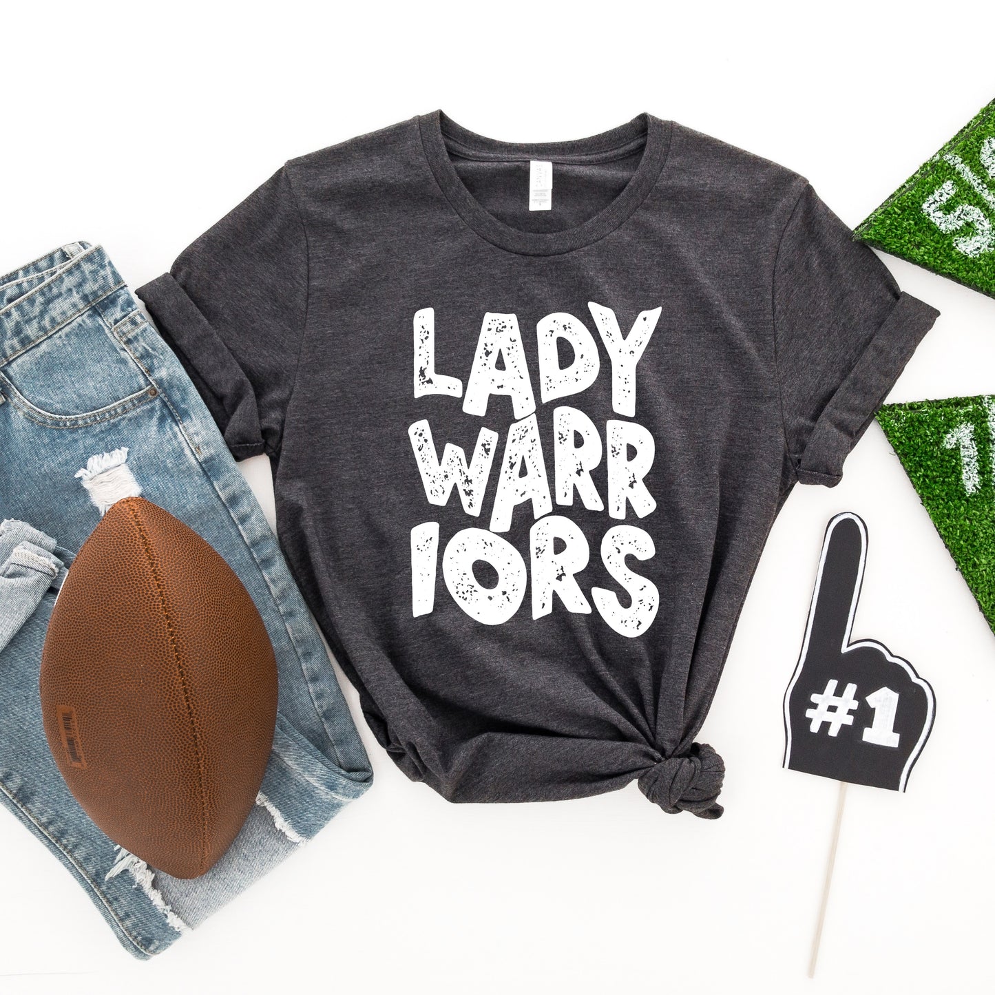 Lady Warriors Retro Mascot Direct to Film Transfer