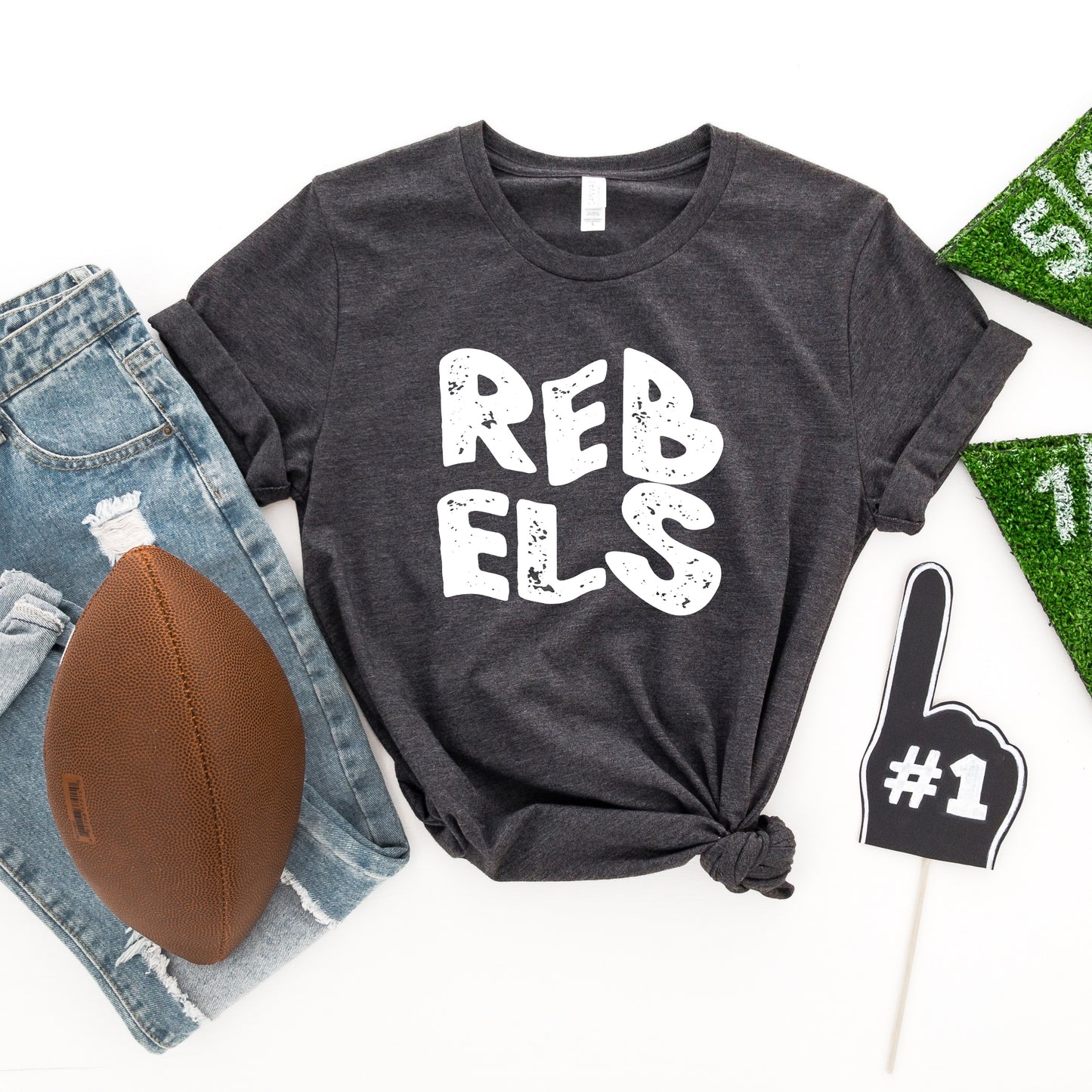 Rebels Retro Mascot Direct to Film Transfer