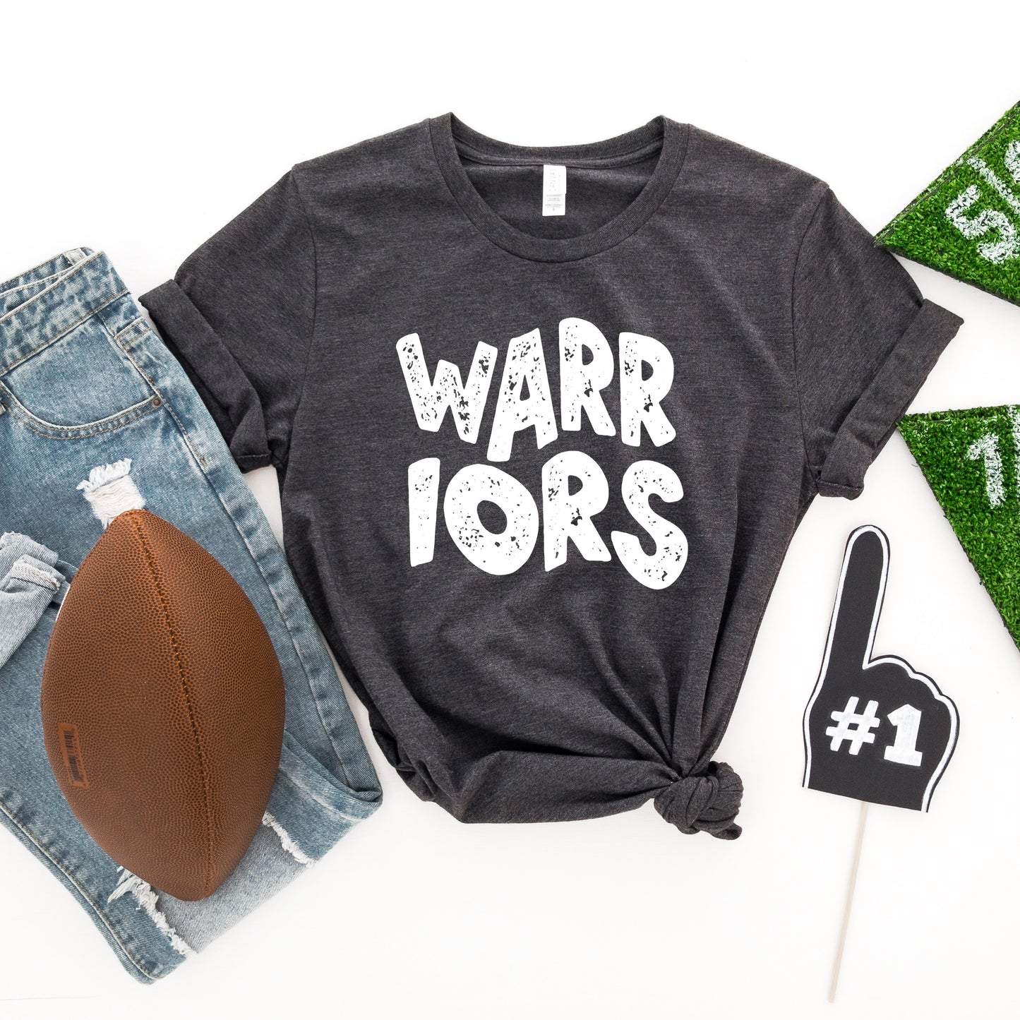 Warriors Retro Mascot Direct to Film Transfer