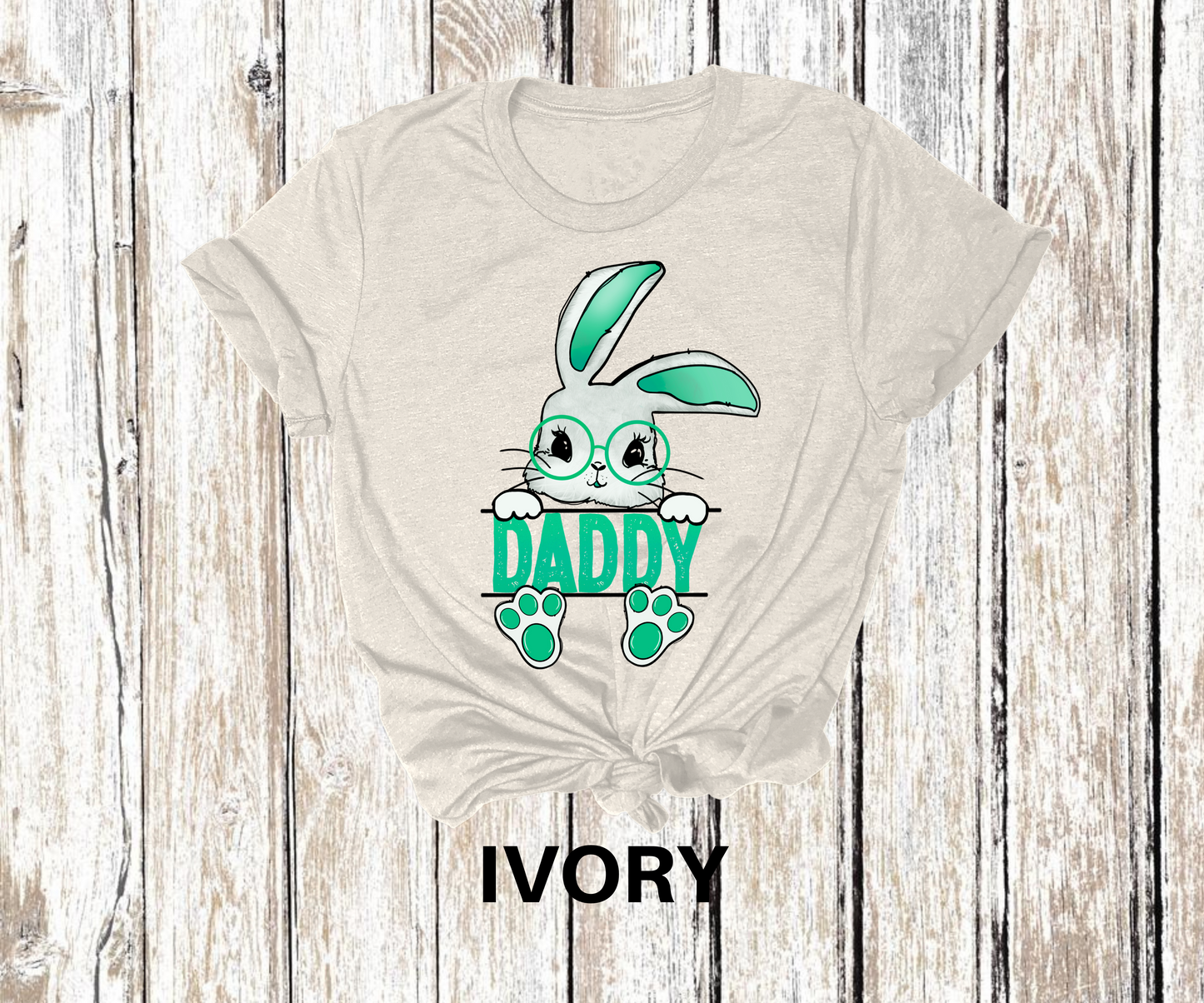 Daddy Bunny Minty Direct to Film Transfer