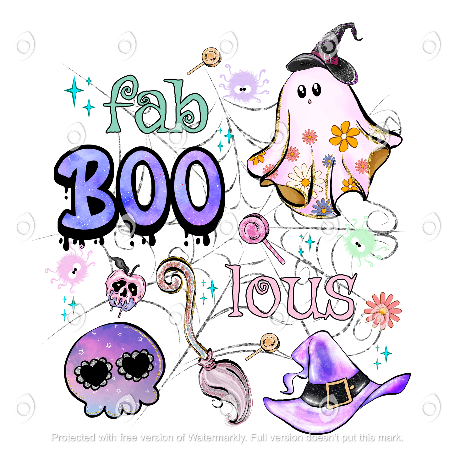 Fab Boo Lous Direct to Film Transfer