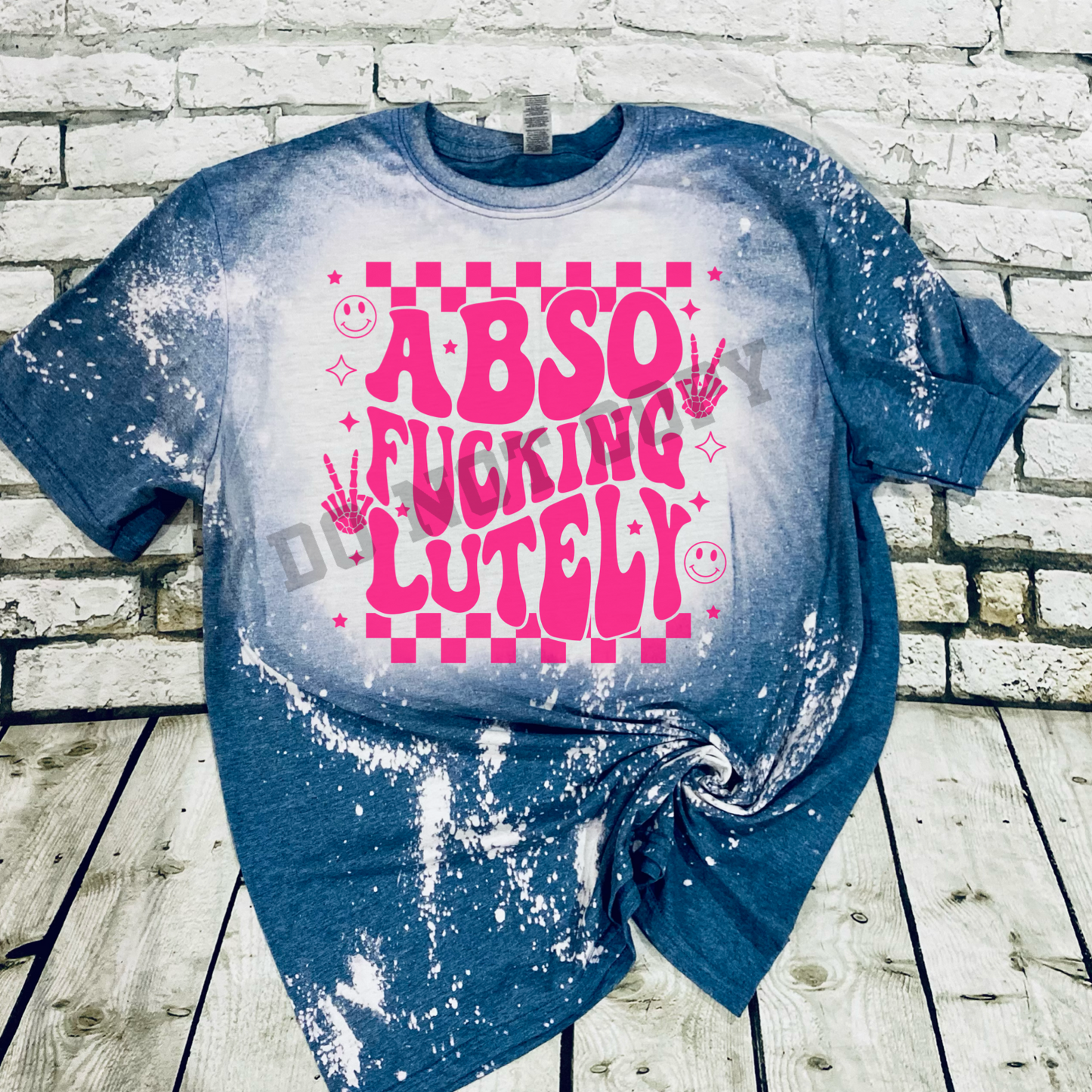 Abso Fucking Lutely Hot Pink Life Direct to Film Transfer