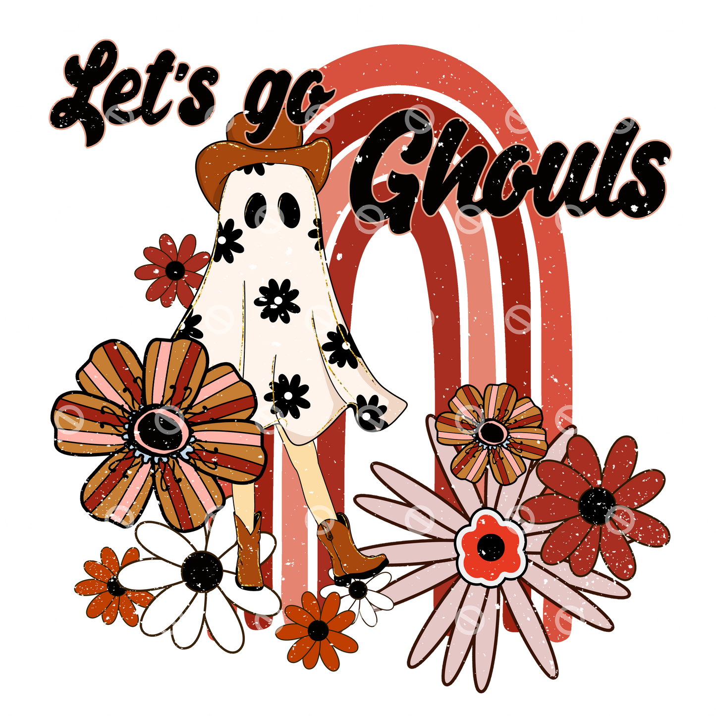 Let's Go Ghouls Retro Direct to Film Transfer