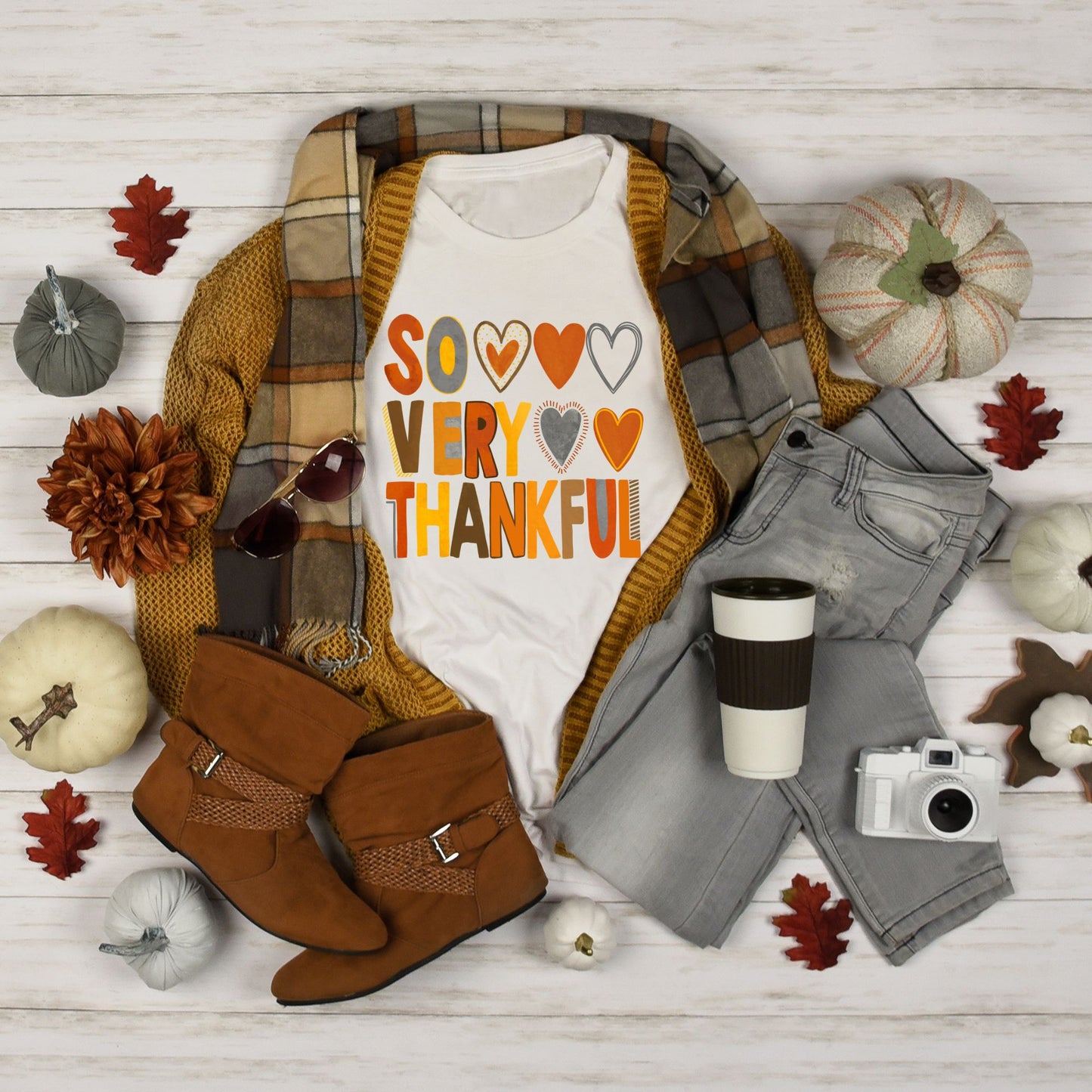 So Very Thankful Fall / Thanksgiving Direct to Film Transfer