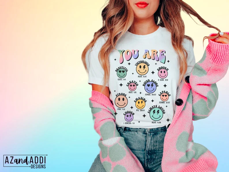 You Are Bible Verse Direct to Film Transfer