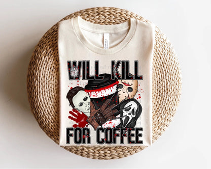 Will Kill For Fav Drink Horror Killers Direct to Film Transfer