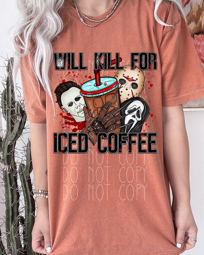 Will Kill For Fav Drink Horror Killers Direct to Film Transfer