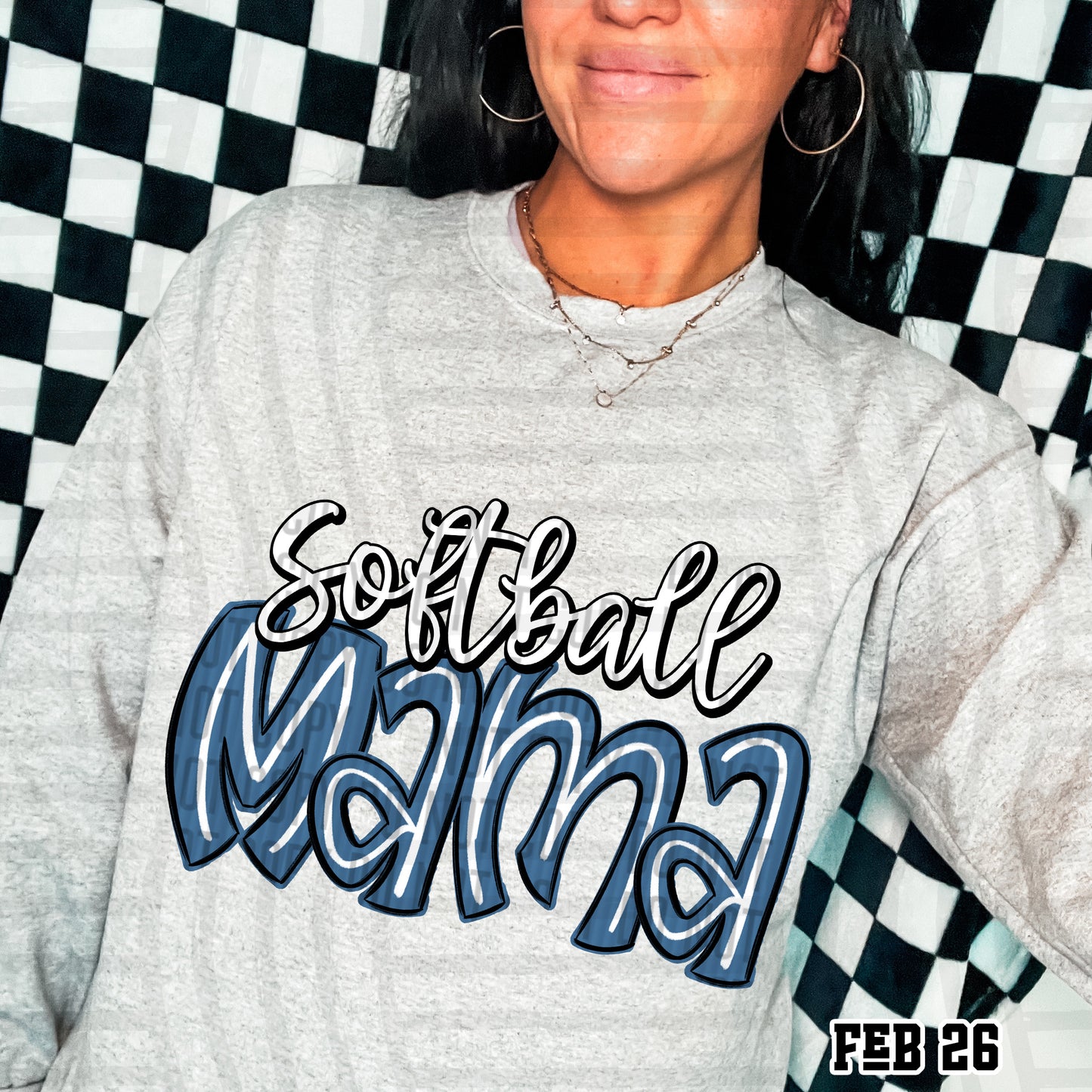 Softball Mama - 8 Colors Direct to Film Transfers