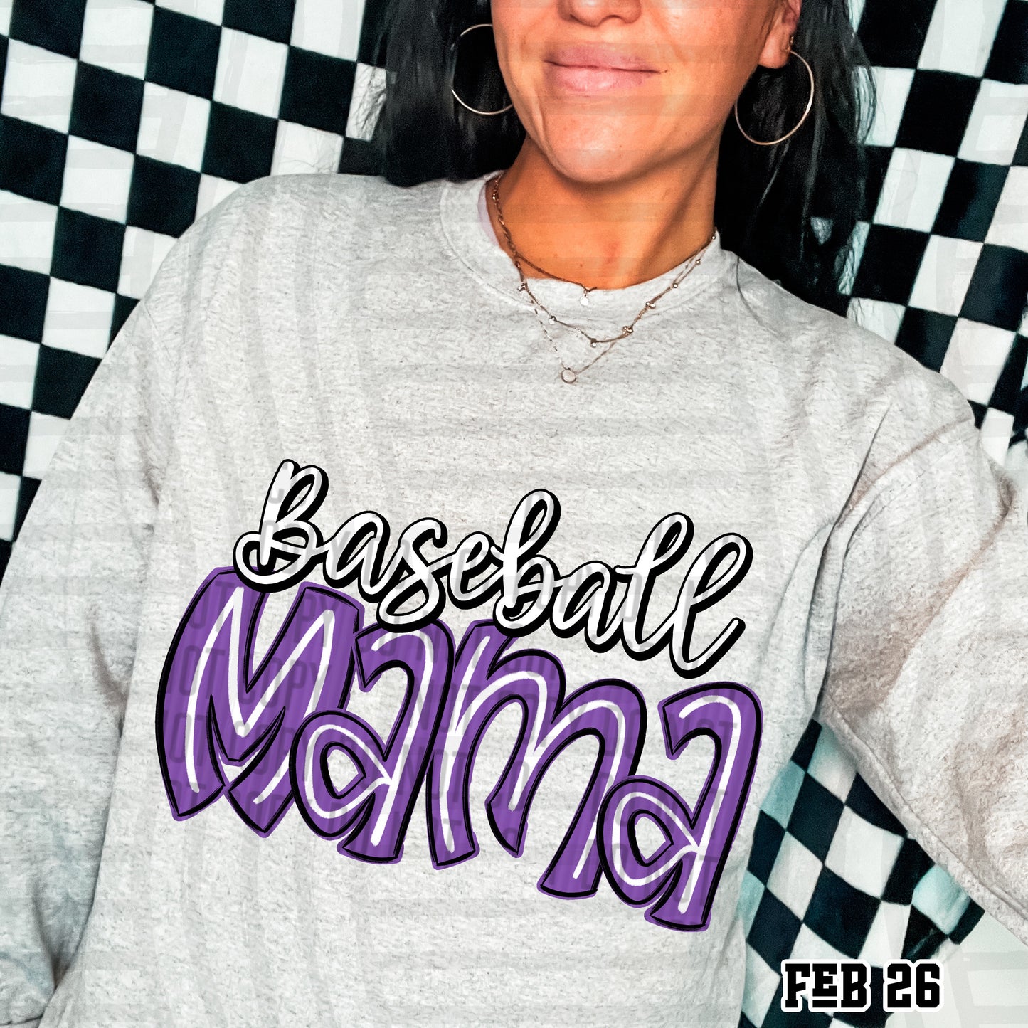 Baseball Mama - 8 Colors Direct to Film Transfers