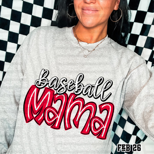 Baseball Mama - 8 Colors Direct to Film Transfers