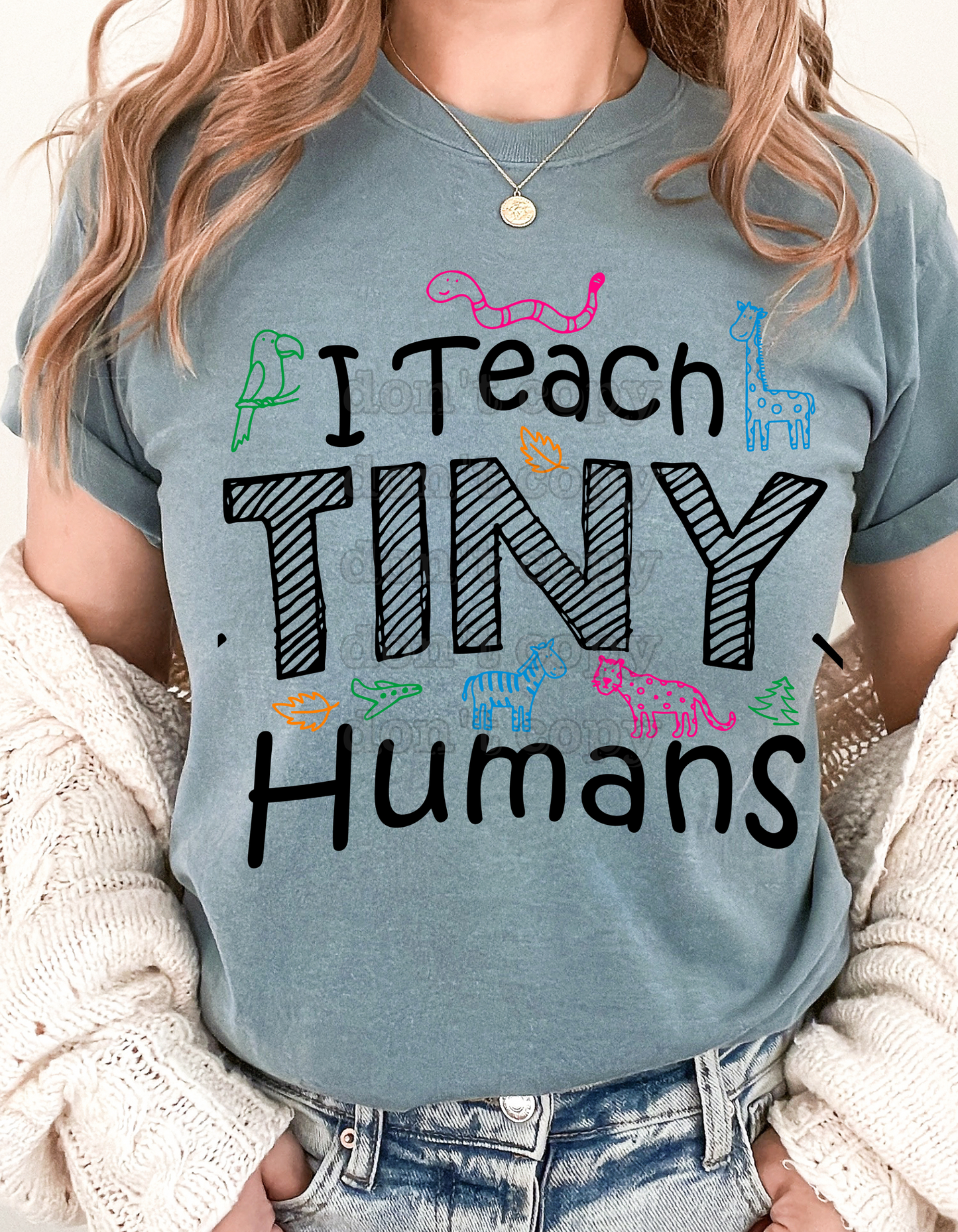 I Teach Tiny Humans Direct to Film Transfer