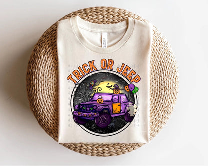 Trick or Jeep Direct to Film Transfer