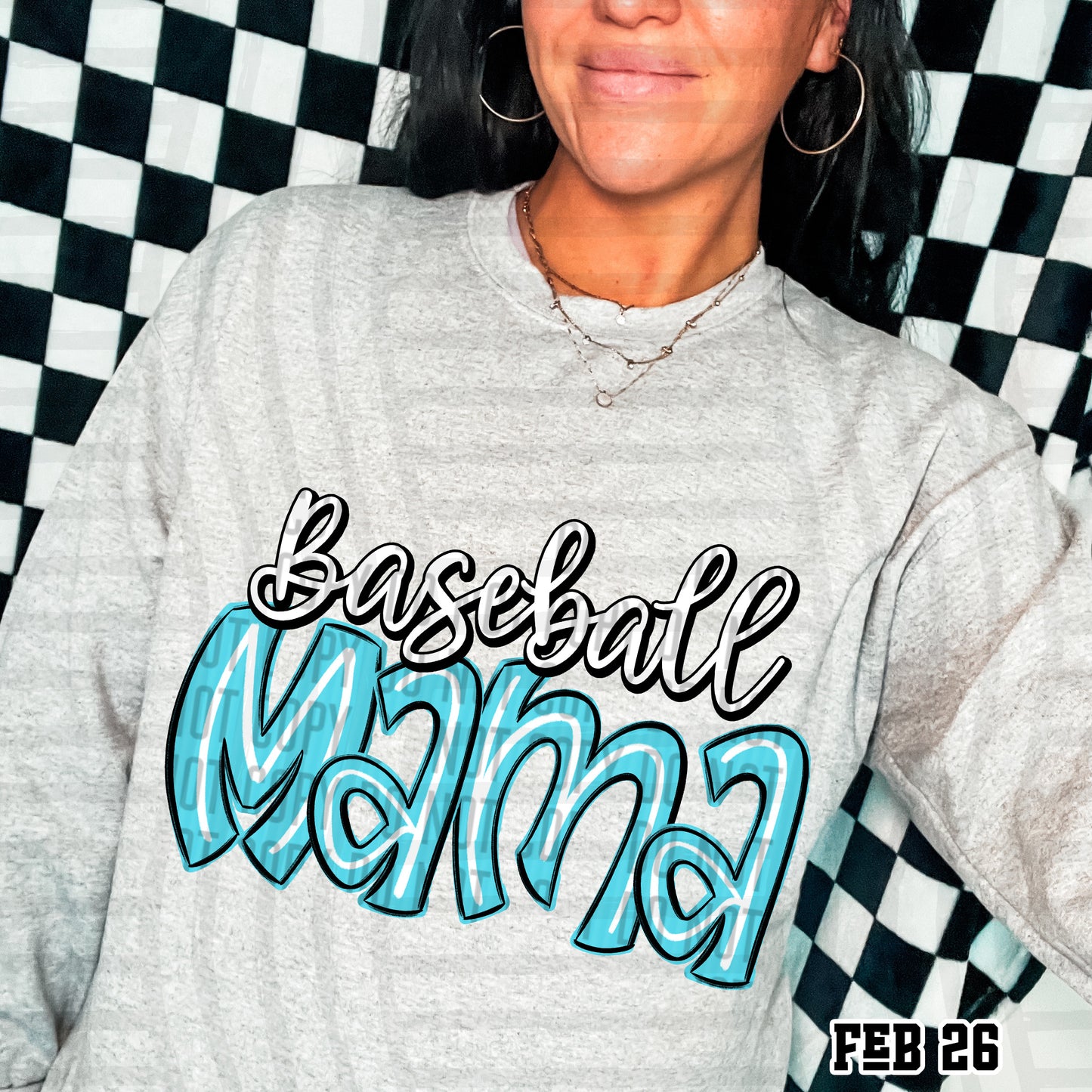 Baseball Mama - 8 Colors Direct to Film Transfers