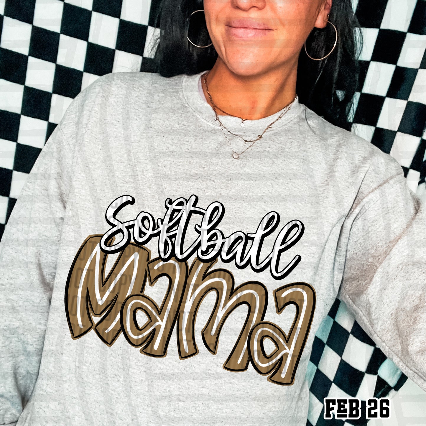 Softball Mama - 8 Colors Direct to Film Transfers