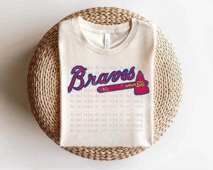 Wallen Braves Jersey FRONT ONLY Direct to Film Transfer