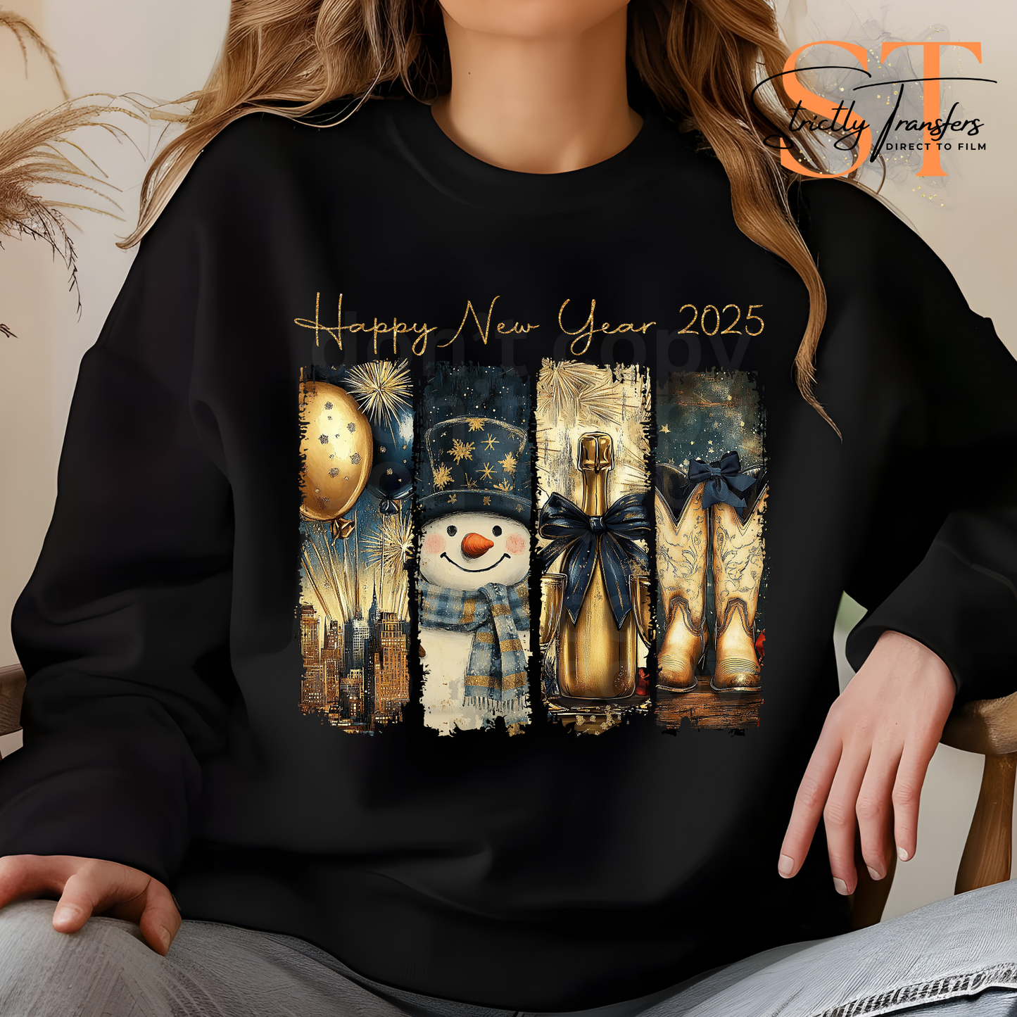 Happy New Year 2025 Direct to Film Transfers