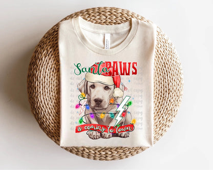 Santa Paws Lab Direct to Film Transfer