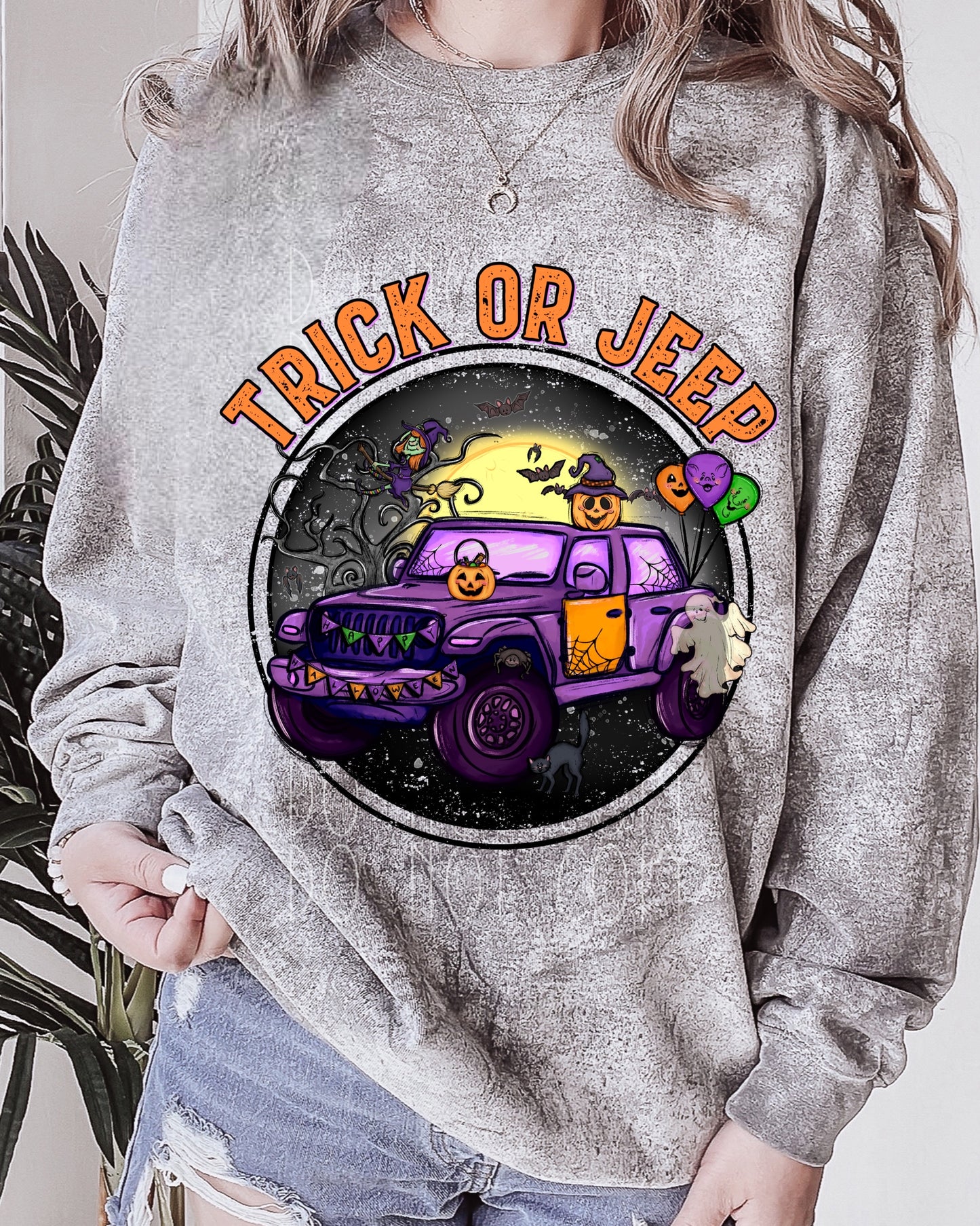 Trick or Jeep Direct to Film Transfer