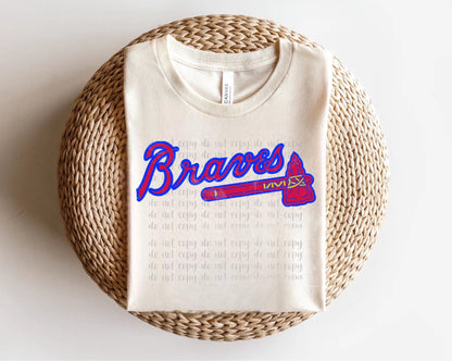 Wallen Braves Jersey FRONT ONLY Direct to Film Transfer