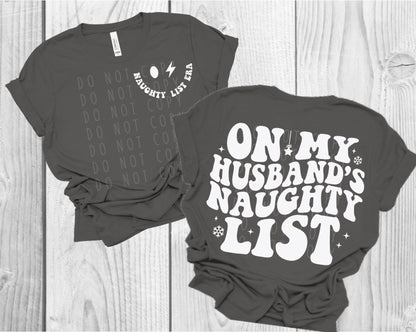 On My Husband’s Naughty List Direct to Film Transfer