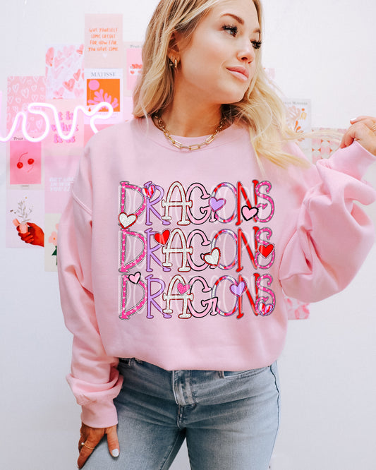 Dragons Valentine Direct to Film Transfers