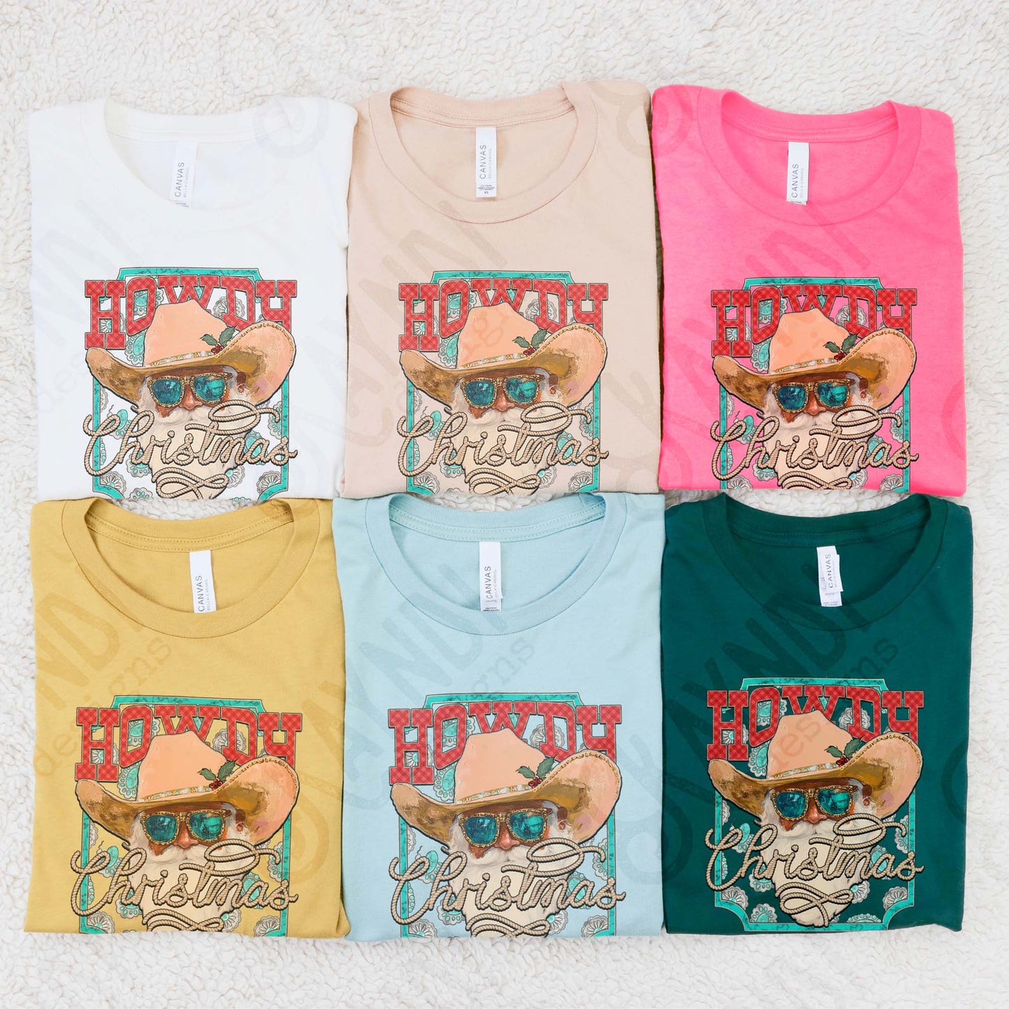 Howdy Christmas Direct to Film Transfers